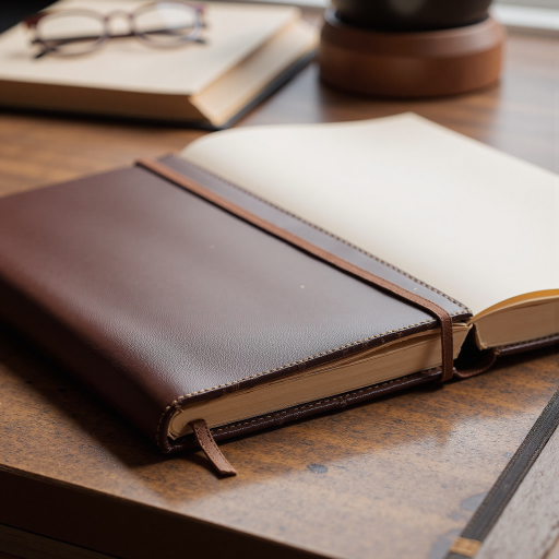 真皮笔记本,手工缝制封面,内页采用优质纸张,简约设计,商务风格